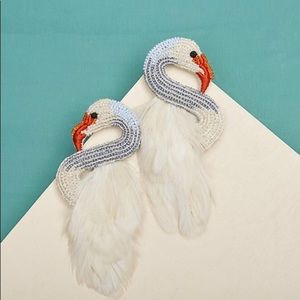 Mignonne Gavigan Swan Earrings